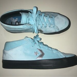 Converse Louie Lopez Fucking Awesome Blue and Black Mid-Top Sneakers